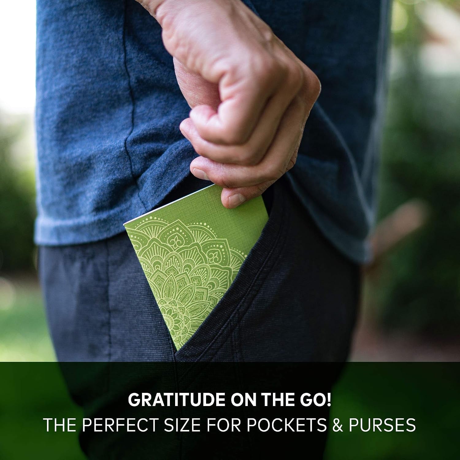 Drift Set Pocket-Sized Gratitude Journals for Stress Management and Mental Health Support (3.5" x 5.5", 36 Pages)