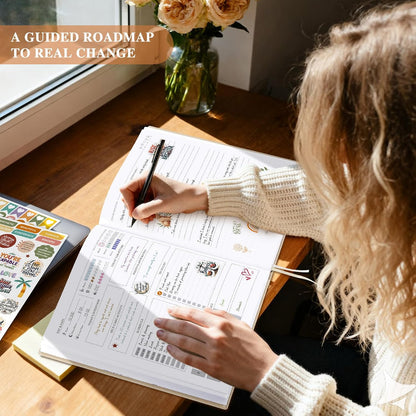 Self-Care Journal for Women: Guided Prompts for Self-Love, Daily Reflection, Wellness, and Gratitude - 5-Minute Mental Health Notebook with Mindfulness Mood Log, 240 Pages, Beige