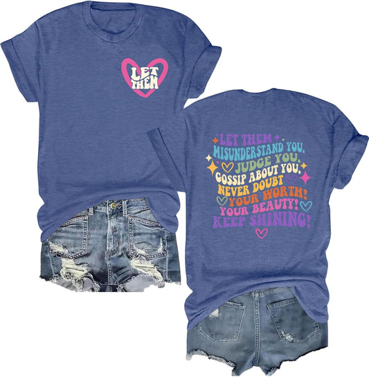 Women'S Mental Health Awareness Shirt Mental Health Matters Graphic Short Sleeve Tee Tops