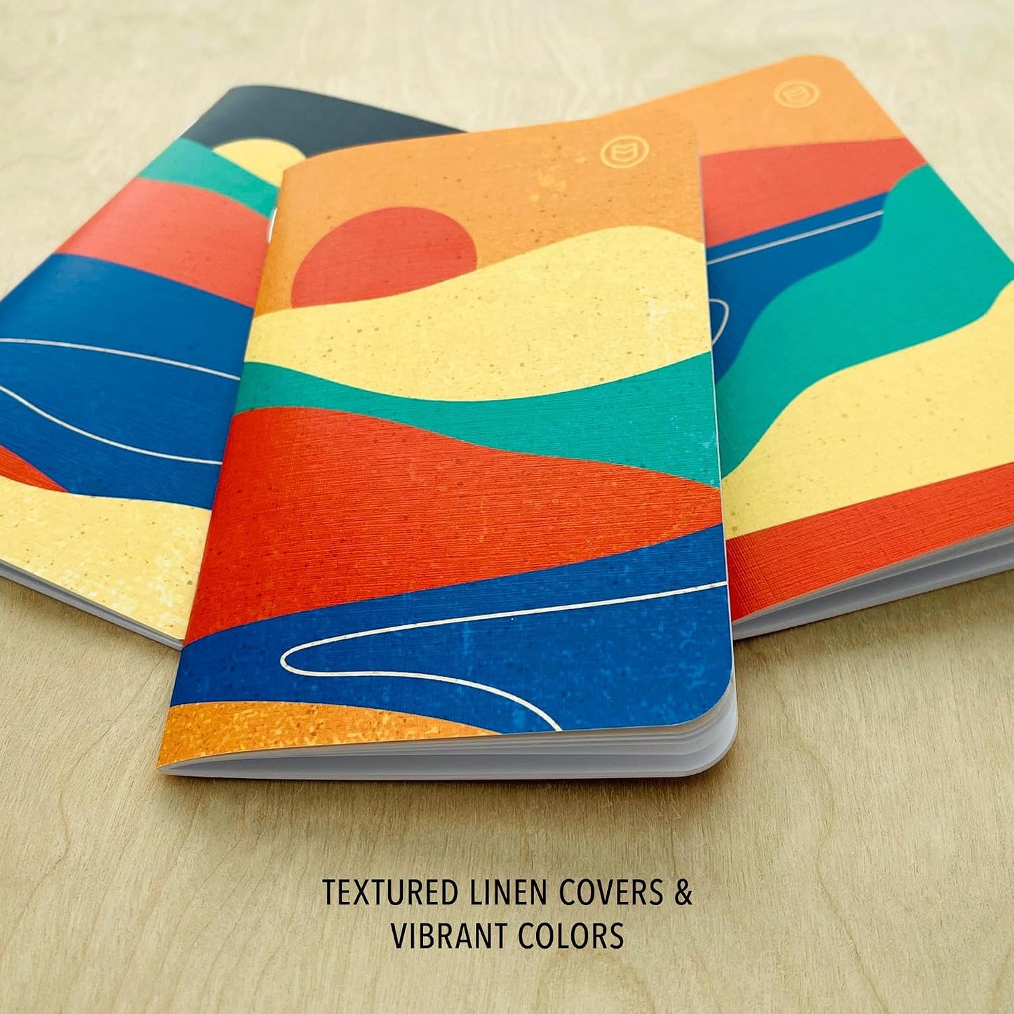 Drift Set Pocket-Sized Gratitude Journals for Stress Management and Mental Health Support (3.5" x 5.5", 36 Pages)