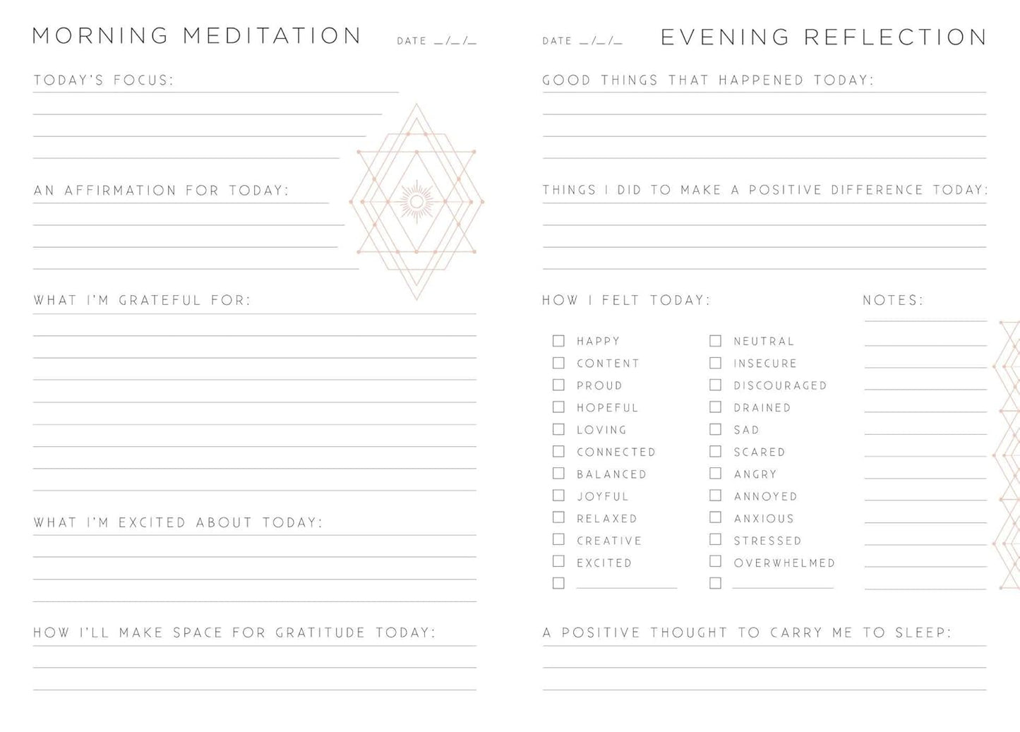 Gratitude: a Day and Night Reflection Journal (Inner World)
