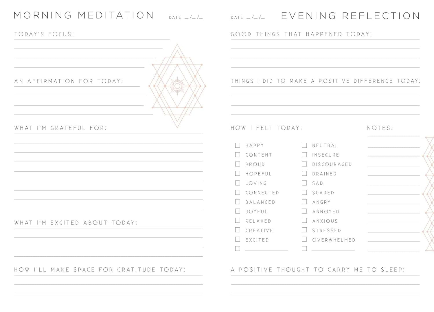 Gratitude: a Day and Night Reflection Journal (Inner World)
