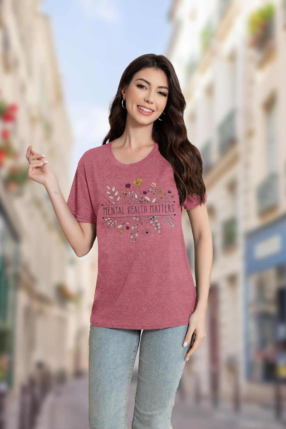 Mental Health Matters Shirt for Women Be Kind Tshirts Therapist Tee Top