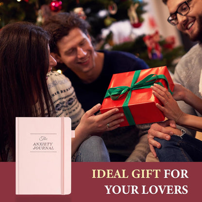 Guided Anxiety Journal: Cognitive Behavioral Therapy Journal with Prompts for Self-Care and Stress Relief - A5 Pink Edition, Ideal Wellness Gift for Men and Women