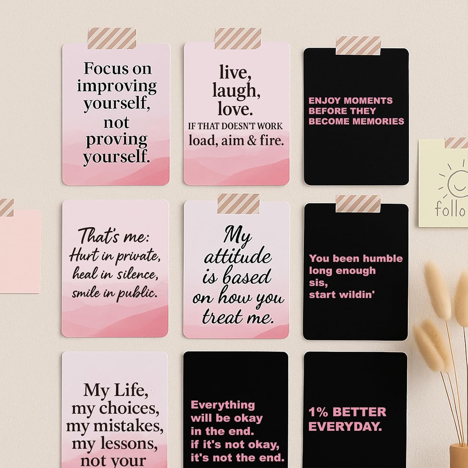 Empowering Affirmation Cards for Women – 100 Daily Motivational and Inspirational Cards for Self-Care and Positive Healing – Thoughtful Birthday Gifts for Friends and Teens
