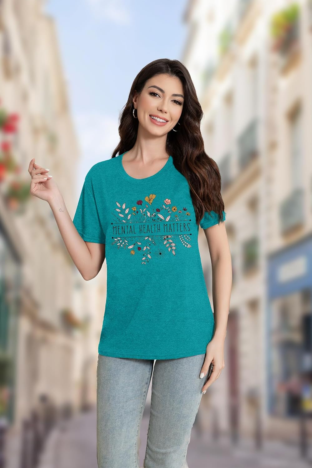Mental Health Matters Shirt for Women Be Kind Tshirts Therapist Tee Top