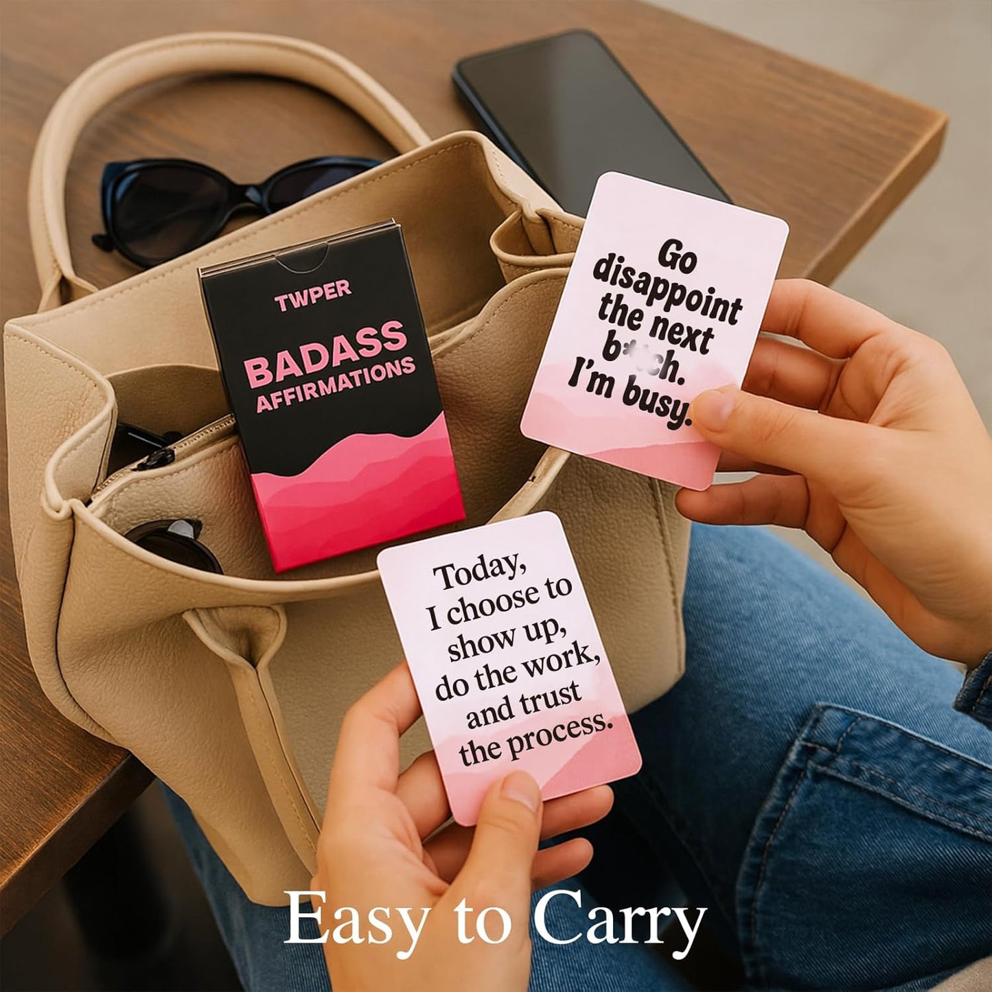 Empowering Affirmation Cards for Women – 100 Daily Motivational and Inspirational Cards for Self-Care and Positive Healing – Thoughtful Birthday Gifts for Friends and Teens