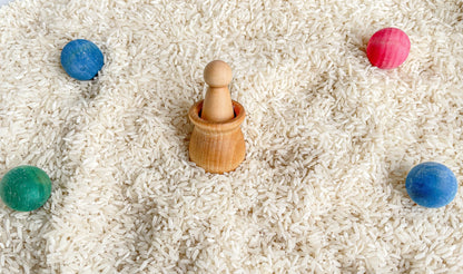 Deluxe Set of Sensory Bin Tools, Small Wooden Tools, Sensory Tools, Montessori